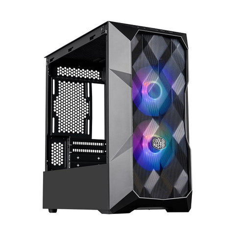 Cooler Master MasterBox TD300 Mesh ARGB mATX Case - Black