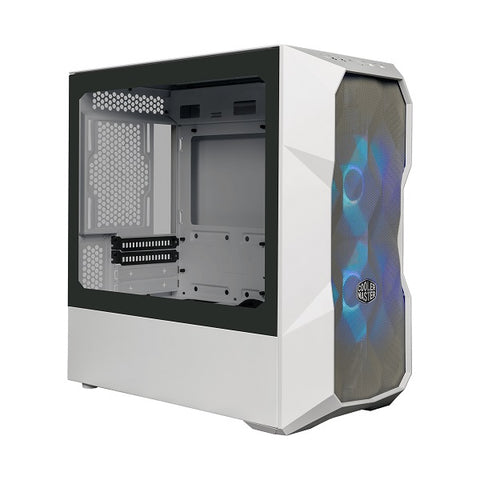 Cooler Master MasterBox TD300 Mesh ARGB mATX Case - White