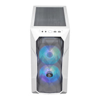 Cooler Master MasterBox TD300 Mesh ARGB mATX Case - White