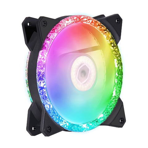 Cooler Master MasterFan MF120 Prismatic 3in1 Tri-Loop Addressable Gen 2 RGB Fans Kit