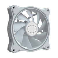 Masterfan MF120 HALO Dual Loop ARGB 120mm PWM Fan 3-Pack - White Edition