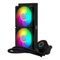 Cooler Master Masterliquid ML240L V2 ARGB Liquid CPU Cooler with Dual SickleFlow 120 ARGB Fans