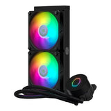 Cooler Master Masterliquid ML240L V2 ARGB Liquid CPU Cooler with Dual SickleFlow 120 ARGB Fans