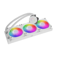 Masterliquid ML360L V2 ARGB Liquid CPU Cooler with Triple SickleFlow 120 ARGB Fans - WHITE