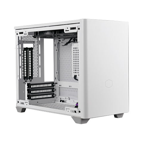 NR200P SFF Small Form Factor mITX Case with Tempered Glass Side Panel | Black | White