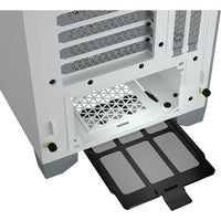 4000D AIRFLOW Tempered Glass Mid-Tower ATX Case with 2*120mm Fans - White