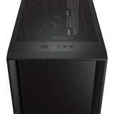 4000D Tempered Glass Mid-Tower ATX Case with 2*120mm Fans