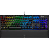 K60 RGB PRO SE Mechanical Gaming Keyboard - CHERRY VIOLA - Black