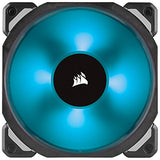 ML120 PRO RGB LED 120MM PWM Premium Magnetic Levitation Fan — 3 Fan Pack with Lighting Node PRO