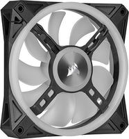 QL Series, QL120 RGB, 120mm RGB LED Fan, Triple Pack with Lighting Node CORE