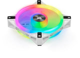 QL Series, White QL120 RGB, 120mm RGB LED Fan, Triple Pack with Lighting Node CORE