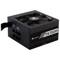 TX-M Series™ Semi Modular 80 Plus® Gold Certified PSU | 550W | 650W 750W | 850W