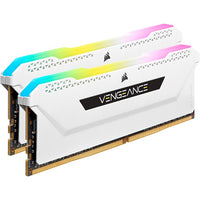 Corsair VENGEANCE RGB PRO SL 16GB (2x8GB) DDR4 DRAM 3600MHz C18 Memory Kit for Intel and Ryzen CPU – White