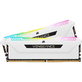 Corsair VENGEANCE RGB PRO SL 16GB (2x8GB) DDR4 DRAM 3600MHz C18 Memory Kit for Intel and Ryzen CPU – White