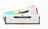 Corsair VENGEANCE RGB PRO SL 32GB (2x16GB) DDR4 DRAM 3600MHz C18 Memory Kit - White