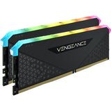 Corsair VENGEANCE RGB RS 64GB (2 x 32GB) DDR4 DRAM 3200MHz C16 Memory Kit - Black