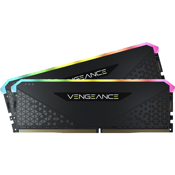 Corsair VENGEANCE RGB RS 64GB (2 x 32GB) DDR4 DRAM 3200MHz C16 Memory Kit - Black