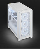 Corsair iCUE 4000D RGB AIRFLOW QL Edition Mid-Tower ATX Case - True White