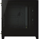 Corsair iCUE 4000X RGB Tempered Glass Mid-Tower ATX Case with 3*RGB 120mm Fans