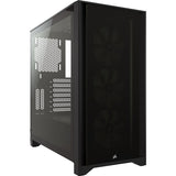 Corsair iCUE 4000X RGB Tempered Glass Mid-Tower ATX Case with 3*RGB 120mm Fans