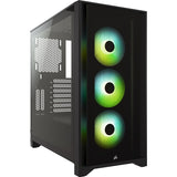 Corsair iCUE 4000X RGB Tempered Glass Mid-Tower ATX Case with 3*RGB 120mm Fans