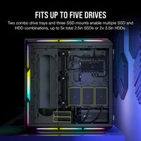 Corsair iCUE 5000T RGB Tempered Glass Mid-Tower ATX PC Case
