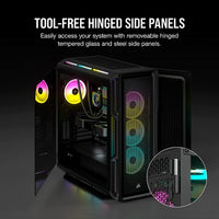 Corsair iCUE 5000T RGB Tempered Glass Mid-Tower ATX PC Case