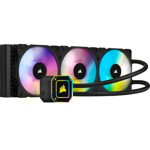 iCUE H150i ELITE CAPELLIX Liquid CPU Cooler | 360mm Radiator | 3*ML120 RGB PWM Fans | RGB Pump Head