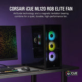 Corsair iCUE ML120 RGB ELITE Premium 120mm PWM Magnetic Levitation Fan - Single Pack