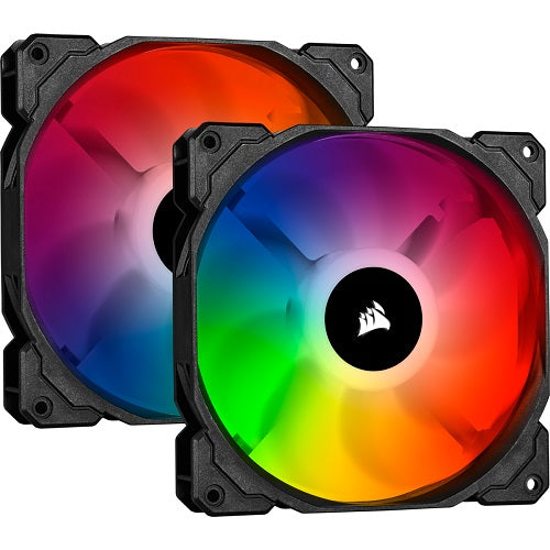 iCUE SP140 RGB PRO Performance 140mm Dual Fan Kit w/ Lighting Node CORE