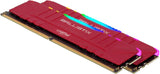 Crucial BL2K8G36C16U4RL Ballistix RGB 3600MHz DDR4 DRAM Desktop Memory Kit 16GB (8GBx2) CL16 (RED)