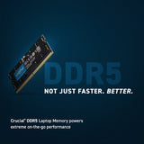 Crucial CT16G48C40S5 16GB DDR5-4800M SODIMM Laptop RAM Memory
