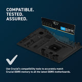 Crucial DDR5-5200MHz PC5-41600 DDR5 UDIMM