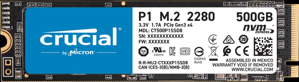 P1 3D NAND NVMe PCIe M.2 SSD