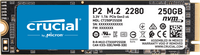 Crucial P2 3D NAND NVMe PCIe M.2 SSD | 250GB | 500GB | 1TB | 2TB