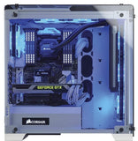 Crystal Series 570X RGB ATX Mid-Tower Tempered Glass Case - White