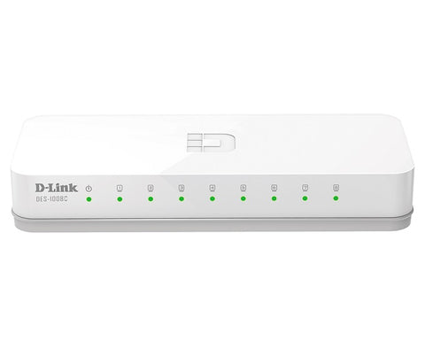 D-Link DES-1008C 8-Port 10/100 MBPS Unmanaged Switch