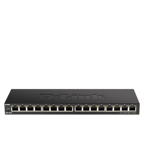 D-Link DGS-1016S 16-Port Gigabit Slim Desktop Switch