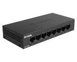 D-Link DGS-108GL 8 Port Gigabit Metal Unmanaged Desktop Switch