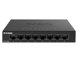 D-Link DGS-108GL 8 Port Gigabit Metal Unmanaged Desktop Switch