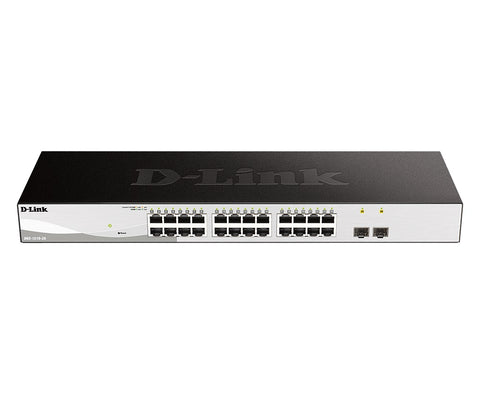 D-Link DGS1210-26 24-Port Gigabit + 2-SFP Smart Managed Switch