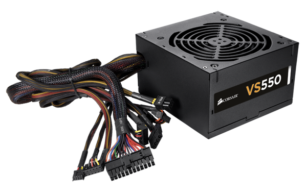 Corsair VS Series™ VS550 — 550 Watt Power Supply ( 3 Year Warranty )