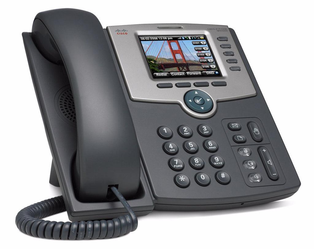 Cisco 5-Line IP Phone with Color Display, PoE, 802.11g, Bluetooth (WIFI READY) SPA525G2