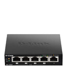 Gigabit Desktop Switch with 4 PoE Ports | Metal Casing | 5-Port 60W | DGS-1005P