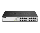 Gigabit Unmanaged Desktop/Rackmount Metal Switch | 16-Port | DGS-1016D