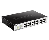 Gigabit Unmanaged Desktop/Rackmount Metal Switch | 24-Port | DGS-1024D