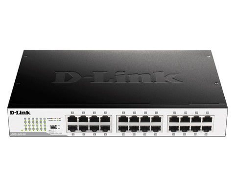 Gigabit Unmanaged Desktop/Rackmount Metal Switch | 24-Port | DGS-1024D