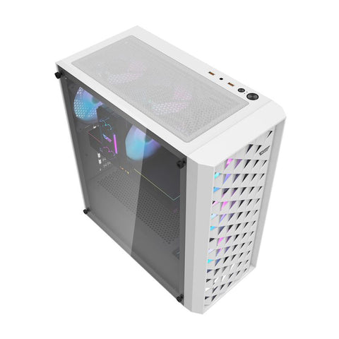 DarkFlash DK351 TG ATX Case w/4 ARGB Fans