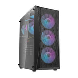 DarkFlash DK352 TG ATX Case w/4 ARGB Fans