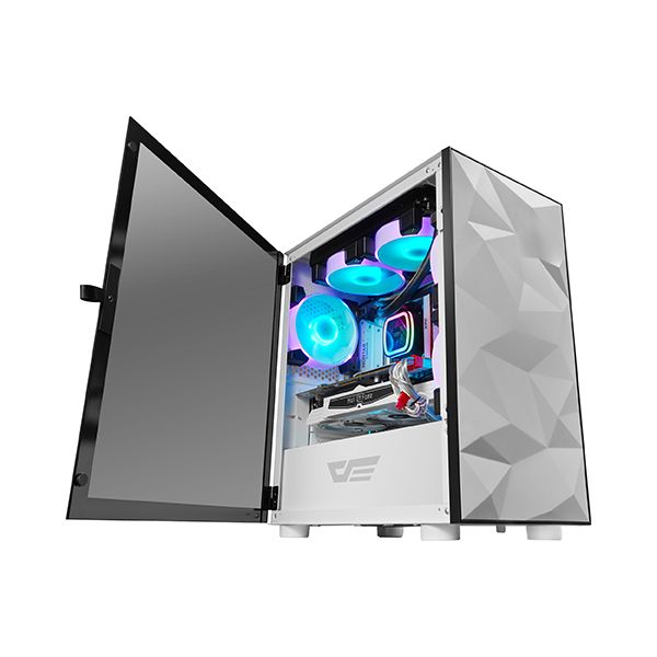 Darkflash DLM21 Tempered Glass Gaming M-ATX Case